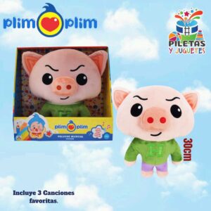 peluche Plim Plim Hoggie 
con sonidos