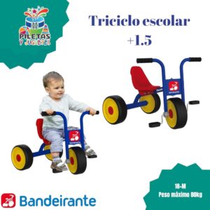 Triciclo escolar +1.5