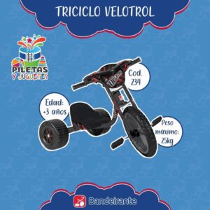 Triciclo Bandeirante Velotrol