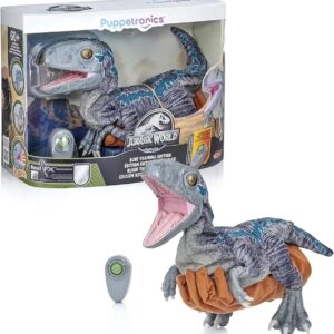 Jurassic Raptor Puppetronic Trainer por RealFX [Azul]