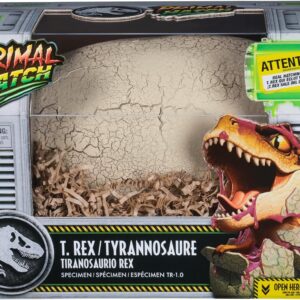 Figura Jurassic Dinosaurio Interactivo: Incuba y Entrena a tu Bebé Tiranosaurio Rex, con +100 Sonidos y Reacciones