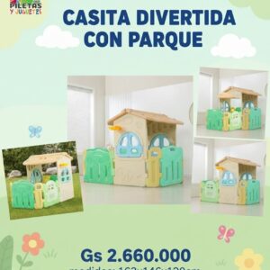 Casita infantile de plástico para niños 👦