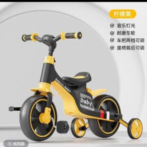 Triciclo con empujador