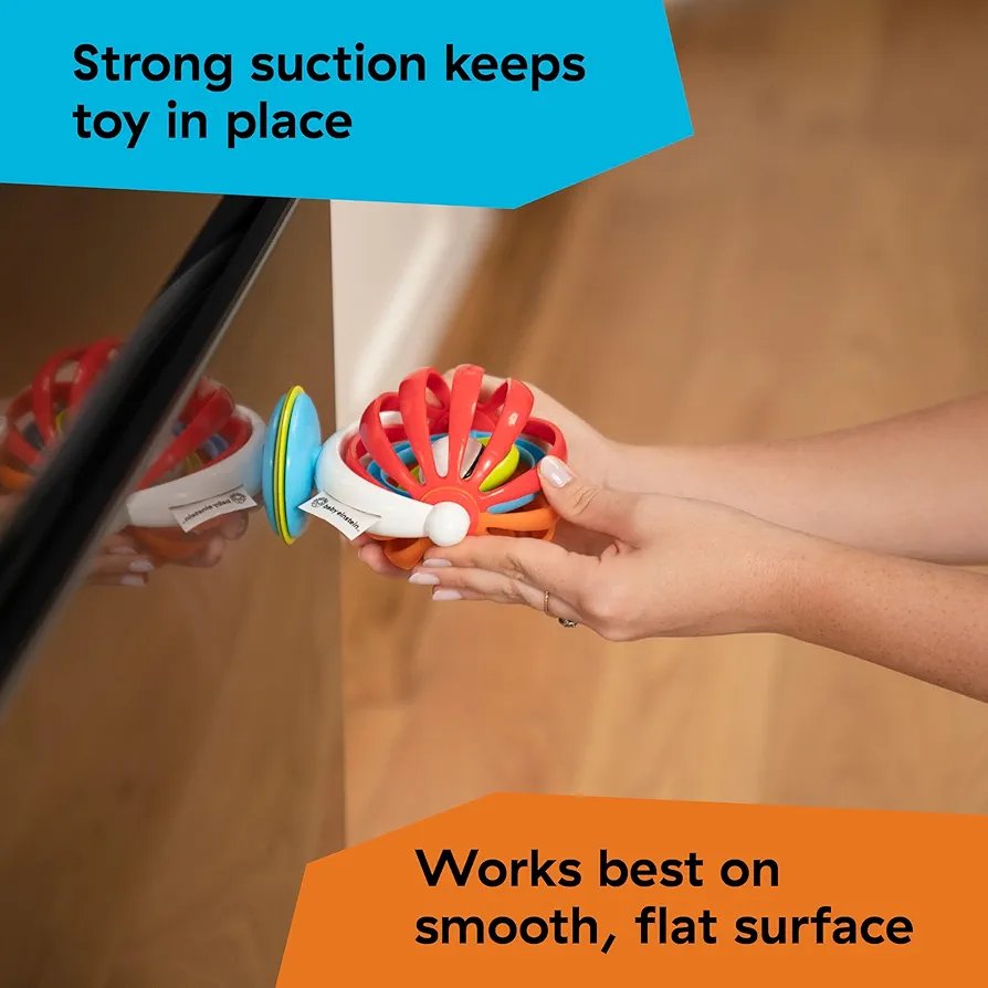 Baby Einstein - Juguete Giratorio calcomanía sin BPA con Ventosa para Actividades y Bandeja para Desarrollo temprano, 3 Meses + - Imagen 8