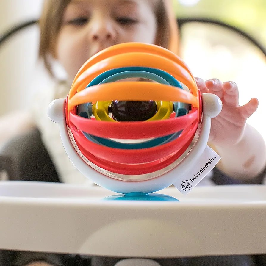 Baby Einstein - Juguete Giratorio calcomanía sin BPA con Ventosa para Actividades y Bandeja para Desarrollo temprano, 3 Meses + - Imagen 3