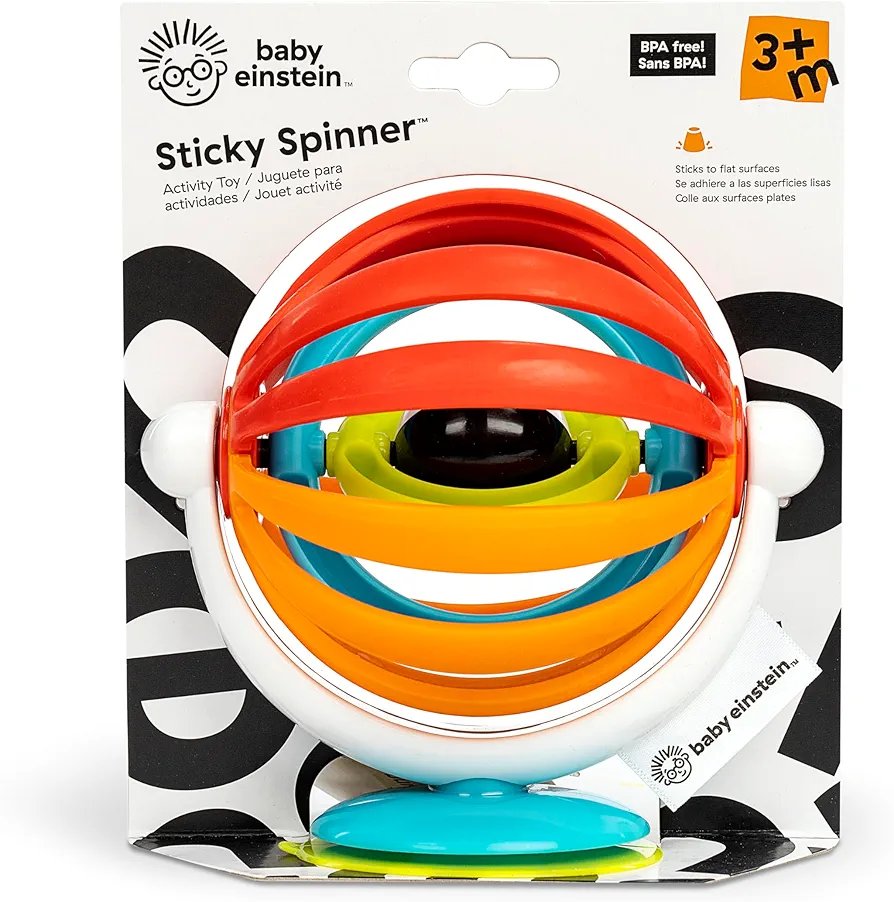 Baby Einstein - Juguete Giratorio calcomanía sin BPA con Ventosa para Actividades y Bandeja para Desarrollo temprano, 3 Meses +
