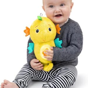 Baby Einstein Sea Dreams - Peluche de caballito de mar para bebé, con música y luces relajantes, a partir de 0 meses, color amarillo
