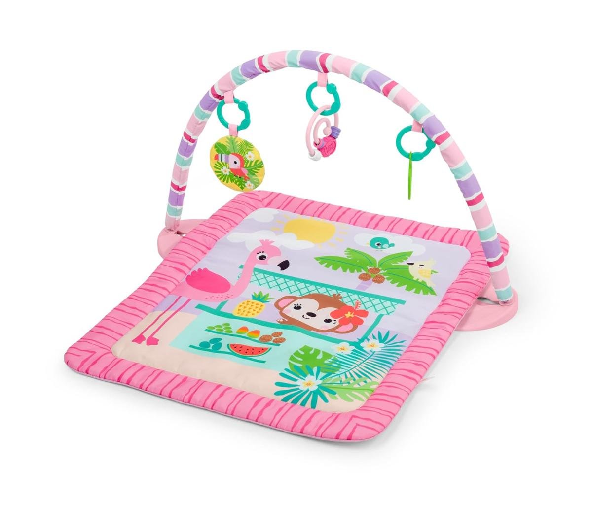 Gimnasio De Actividades Bright Starts Tiki Toy Bar Rosa - Imagen 3