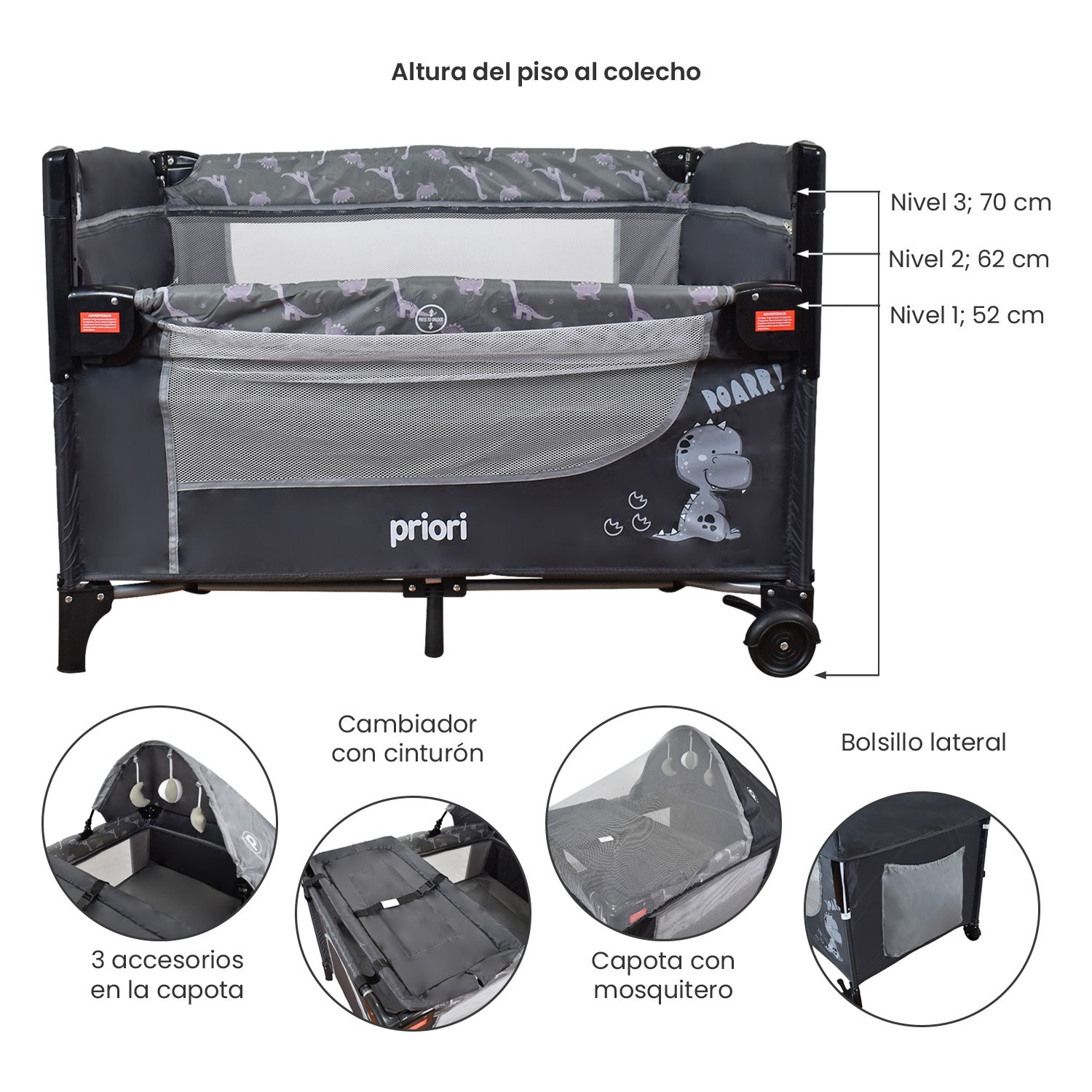 Cuna Colecho Madison - Imagen 4