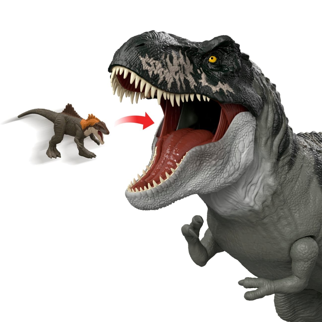 Jurassic World: El Renacer Tiranosaurio Rex Supercolosal Figura De Acción De Dinosaurio De La Película - Imagen 4