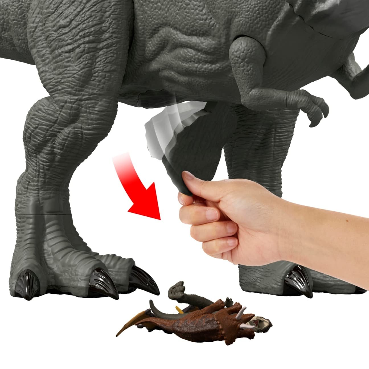 Jurassic World: El Renacer Tiranosaurio Rex Supercolosal Figura De Acción De Dinosaurio De La Película - Imagen 5