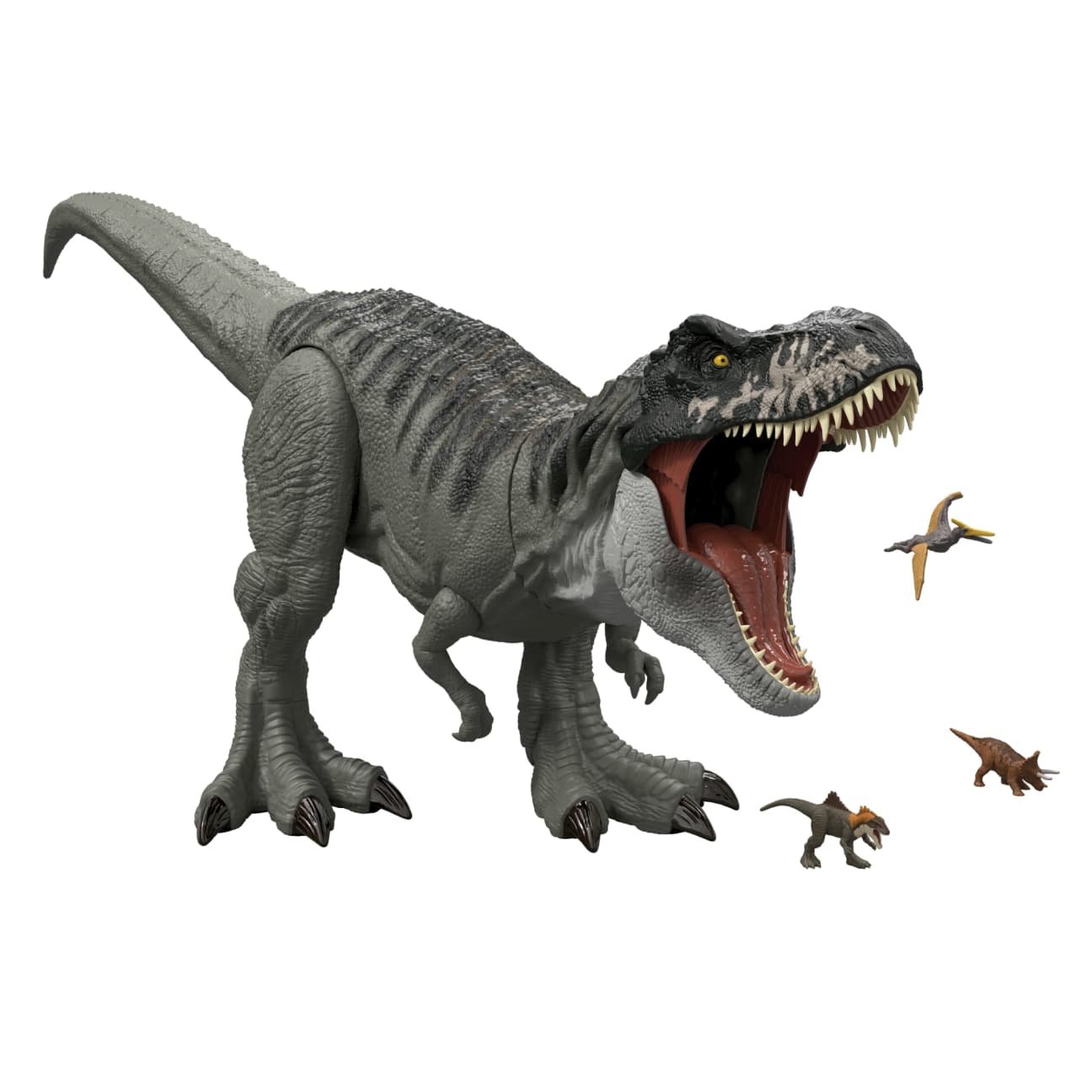 Jurassic World: El Renacer Tiranosaurio Rex Supercolosal Figura De Acción De Dinosaurio De La Película - Imagen 2