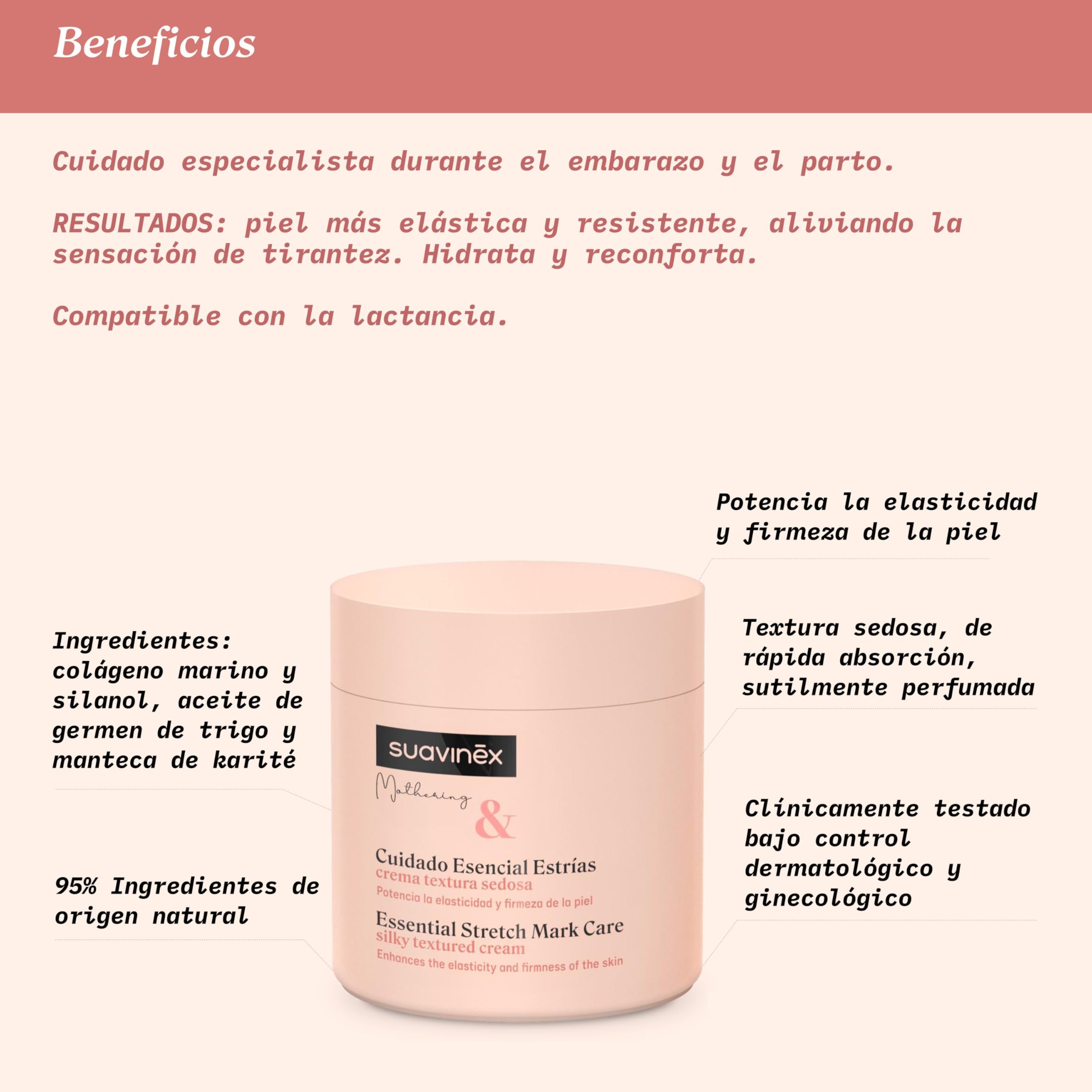 Mothering Cuidado Esencial Estrias Crema 400 Ml - Imagen 4