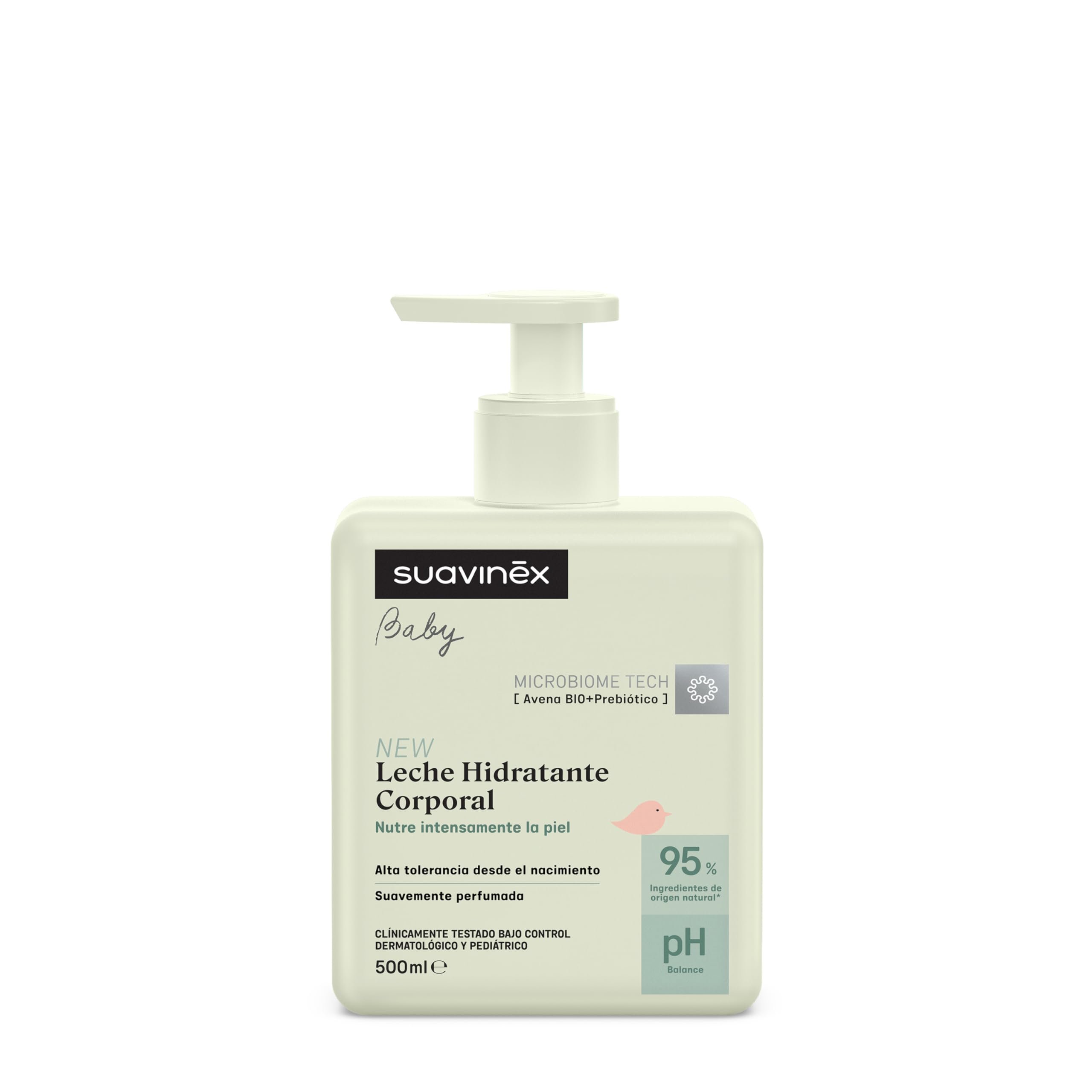 Crema corporal hidratante Suavinex para bebés y recién nacidos 500 ml