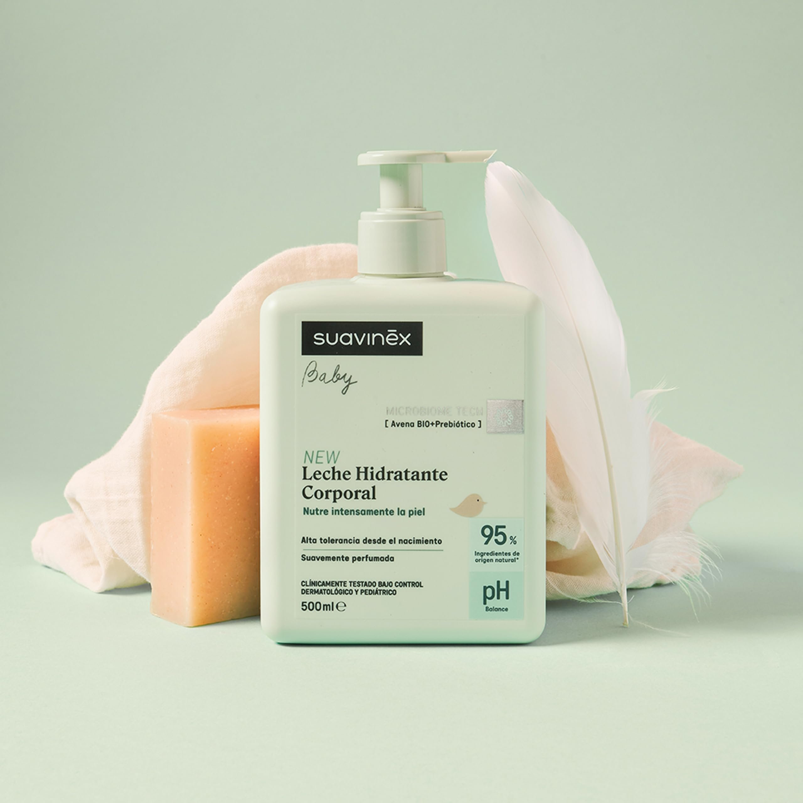 Crema corporal hidratante Suavinex para bebés y recién nacidos 500 ml - Imagen 3