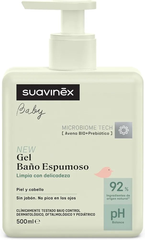 Gel champú espumoso Suavinex 500 ml