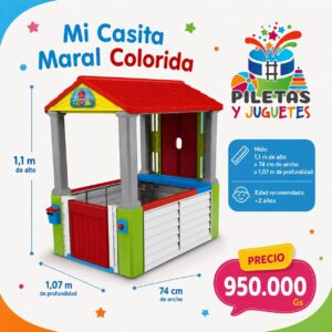 Casita de plástico Maral