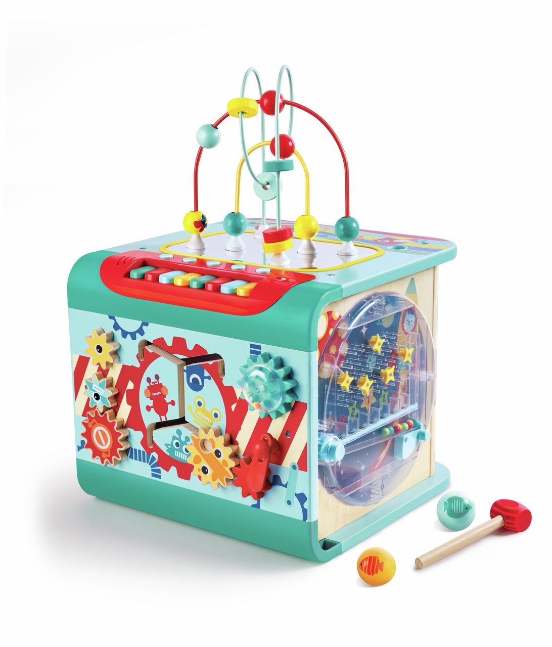 Cubo Didáctico Hape Explora y Aprende Magic Cube