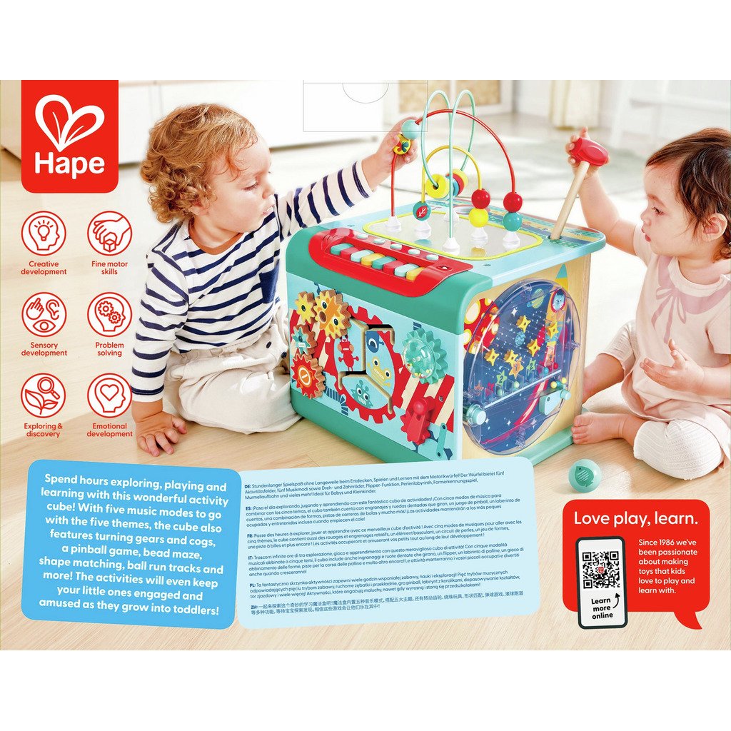 Cubo Didáctico Hape Explora y Aprende Magic Cube - Imagen 3