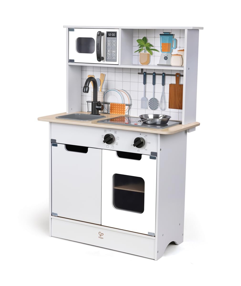 Cocina de juguete de madera Hape con efectos de luz y sonido - Imagen 2
