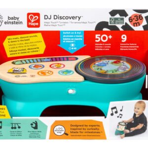 Baby Einstein + Tocadiscos de juguete musical Hape DJ Discovery